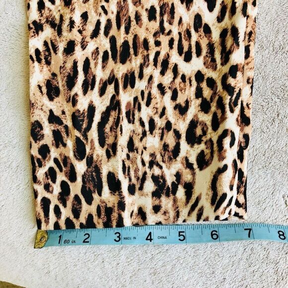 Banana Republic Leopard Print Pull On Casual Ankle Pants - Picture 11 of 14